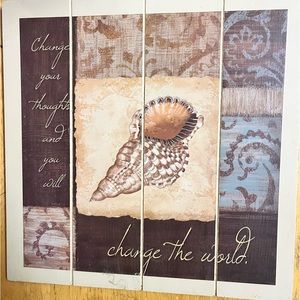 EUC. Kirkland’s Brand Motivational Wall Decor.